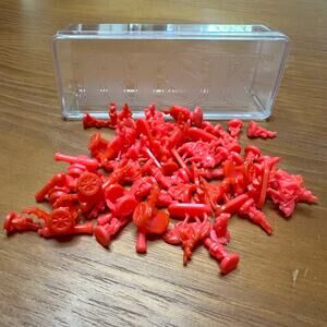 Vtg Red 1993 Risk Army Tokens Risk Armies Game Replacement Pieces Army Miniature